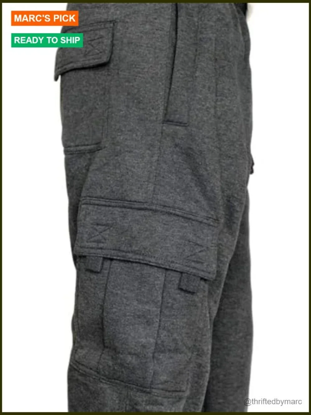 Men's Cargo Sweatpants Joggers with Pockets for Hiking Workout